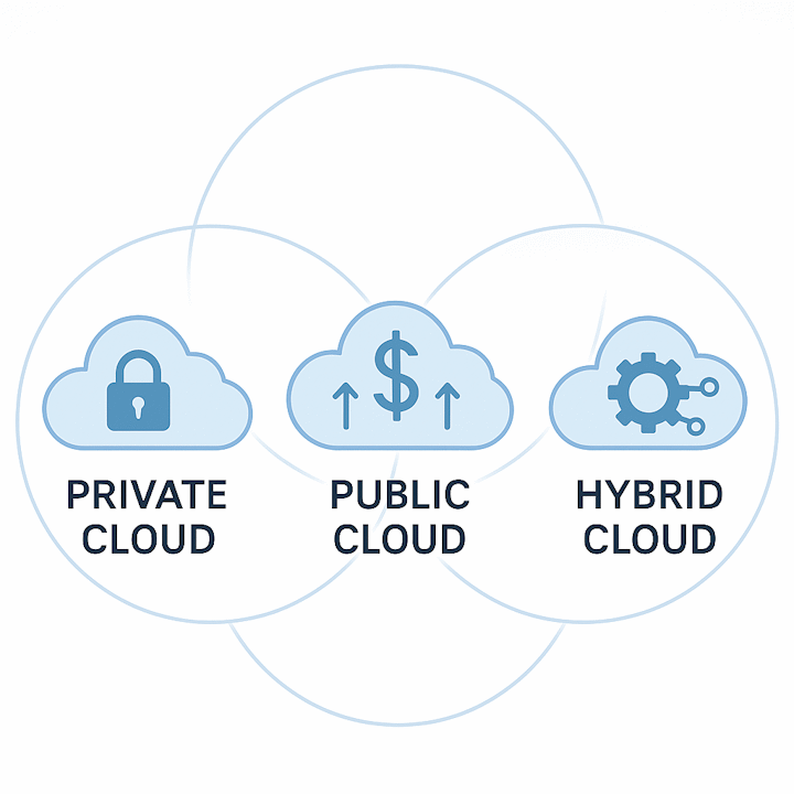 cloud_image Modelle der cloudbasierten Systeme der ddplus GmbH